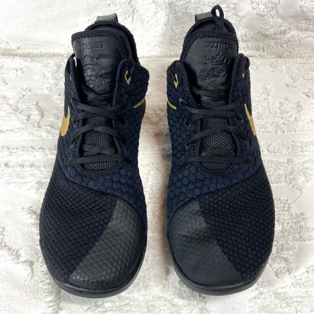 NIKE LEBRON WITNESS Men's Basketball Sneakers Sz 11.5 Blk Sporty Athletic